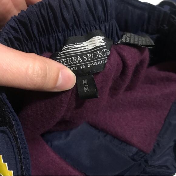 Sierra Sport NWT Incline Fleece Lined Ski Snow Pants Midnight Navy Blue Medium‎ - Picture 4 of 4